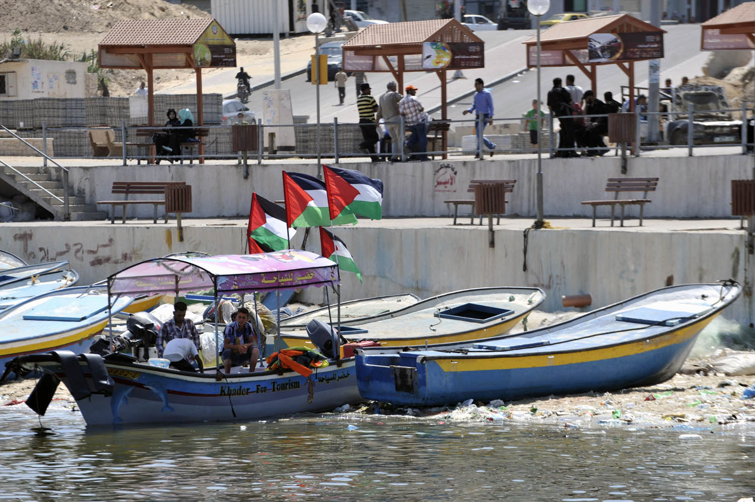 اسماك غزة بعد دخول الصيادين 9 اميال في البحر